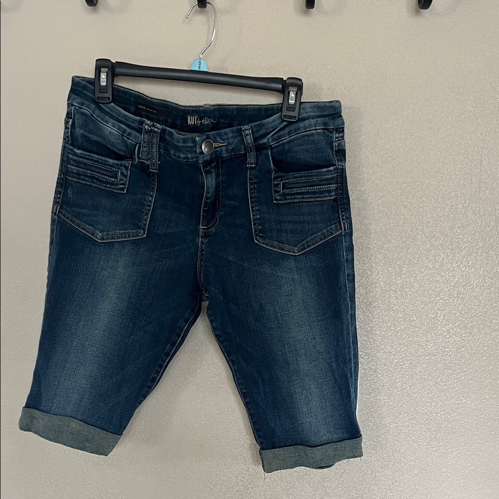 Kut from the Kloth Medium Wash Denim Shorts